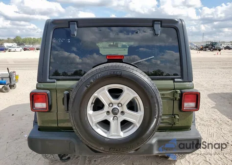 2021 Jeep Wrangler Unlimited Sport z USA, uszkodzony, nr VIN 1C4HJXDN7MW512856